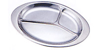 エコクリーンIKD18-8ランチ皿(サイズ２種類）
